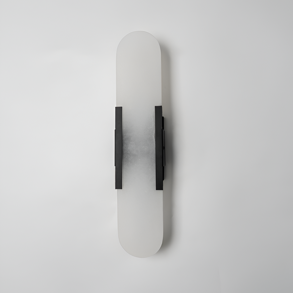 Aplique de Pared Alargado Minimalista - Alabastro