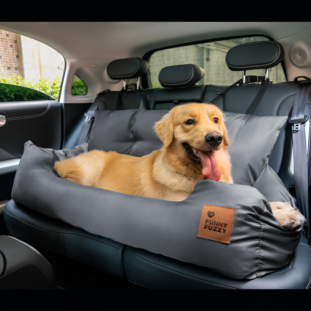 Cama de Coche para Perros de Cojín Sólido - Funcional