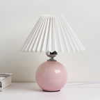 Lámpara Mesa Cerámica Minimalista - Plisada