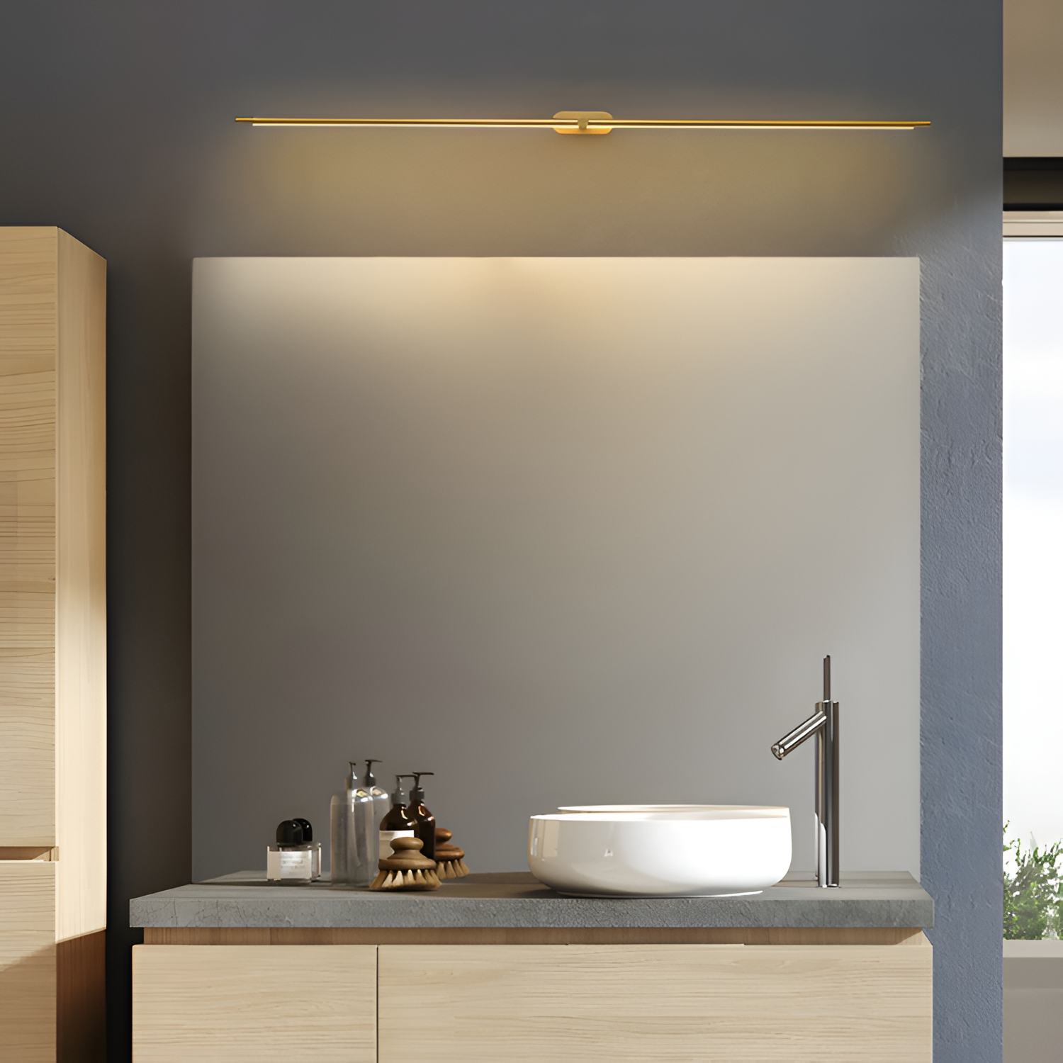 Lámpara Lineal de Pared - Giratoria