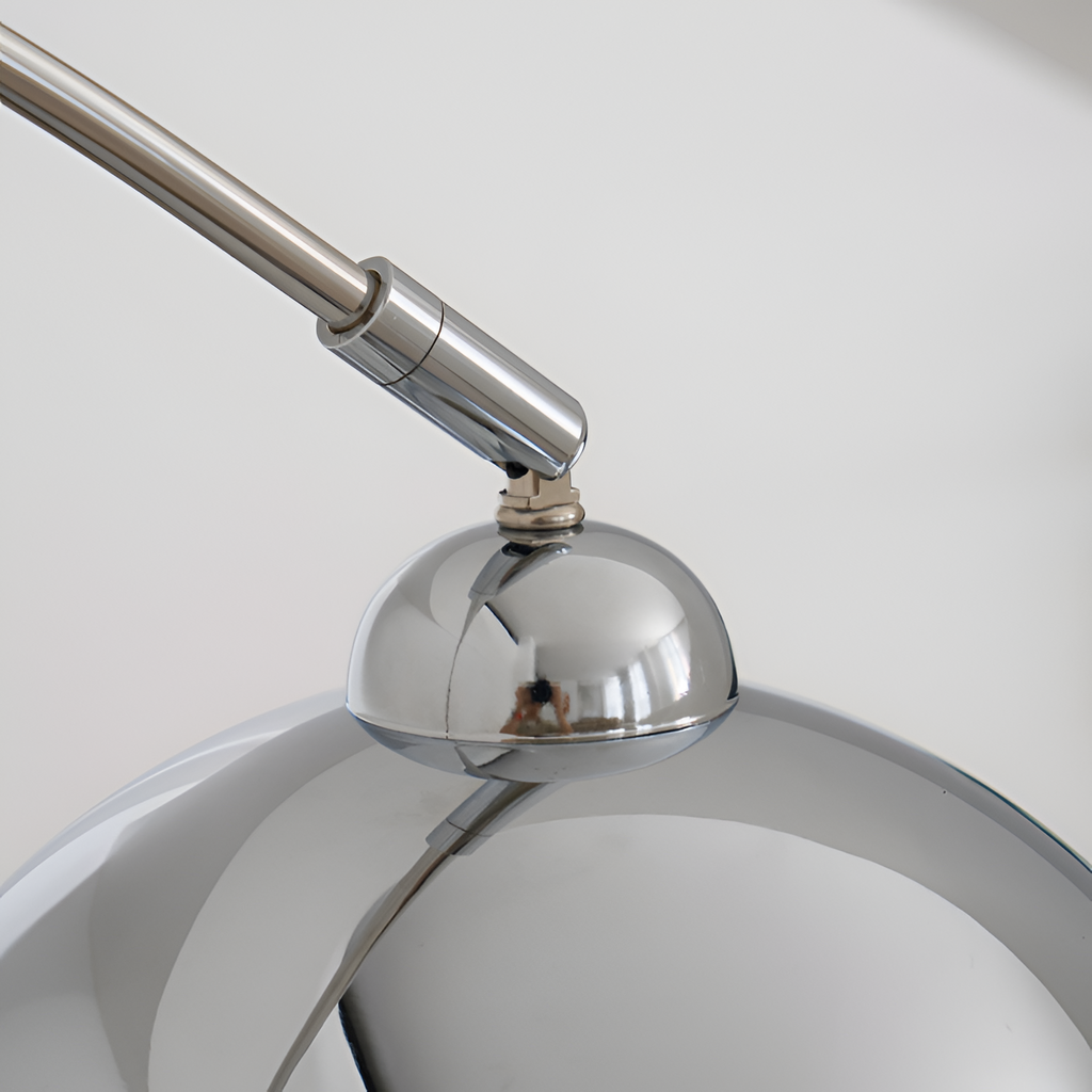 Lámpara de Pie de Arco Angulada Minimalista - Ajustable