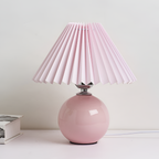 Lámpara Mesa Cerámica Minimalista - Plisada