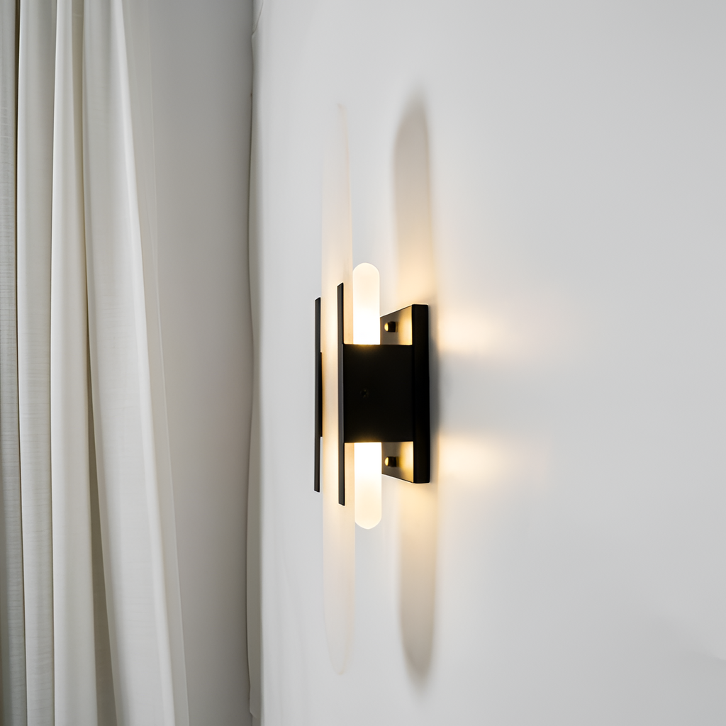 Aplique de Pared Alargado Minimalista - Alabastro