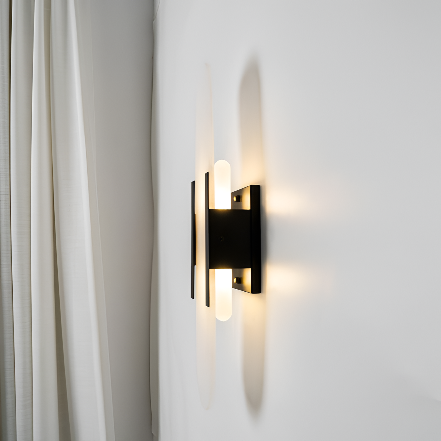 Aplique de Pared Alargado Minimalista - Alabastro