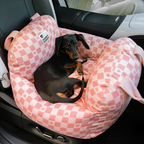 Cama Monocolor Viaje Para Mascotas - Convertible