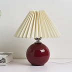 Lámpara Mesa Cerámica Minimalista - Plisada