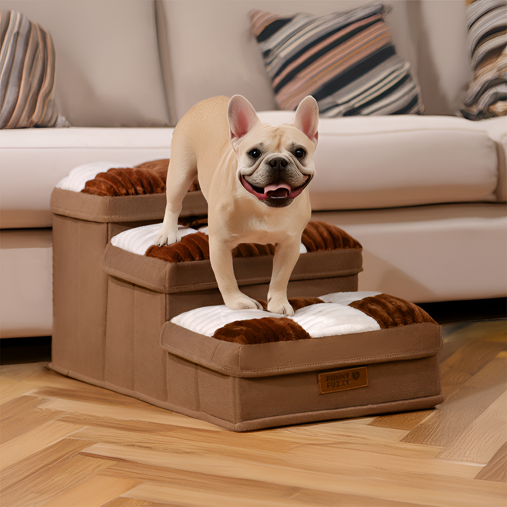 Escaleras Almacenamiento a Cuadros para Mascotas - Plegables