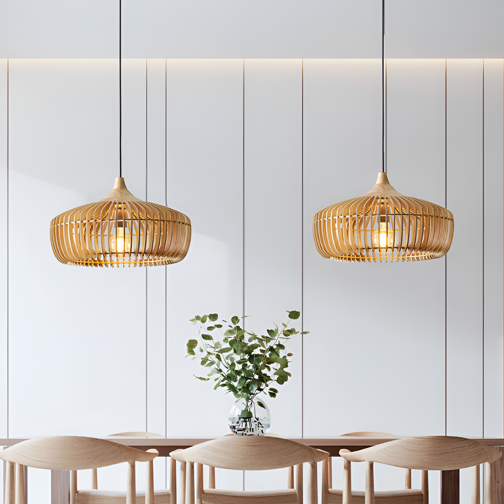 Lámpara Colgante Listones Minimalista - Suspendida