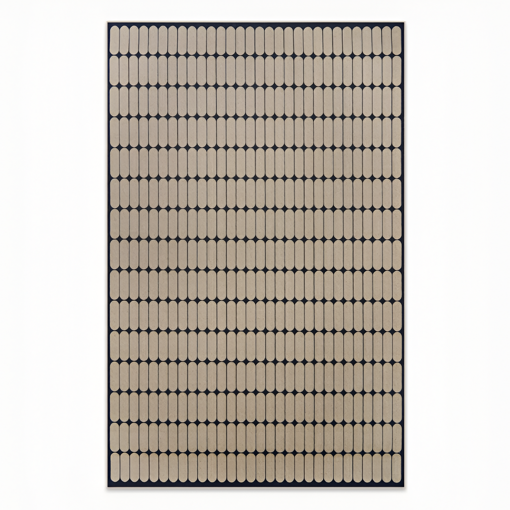 Alfombra Geométrica Antiderrames - Con Textura
