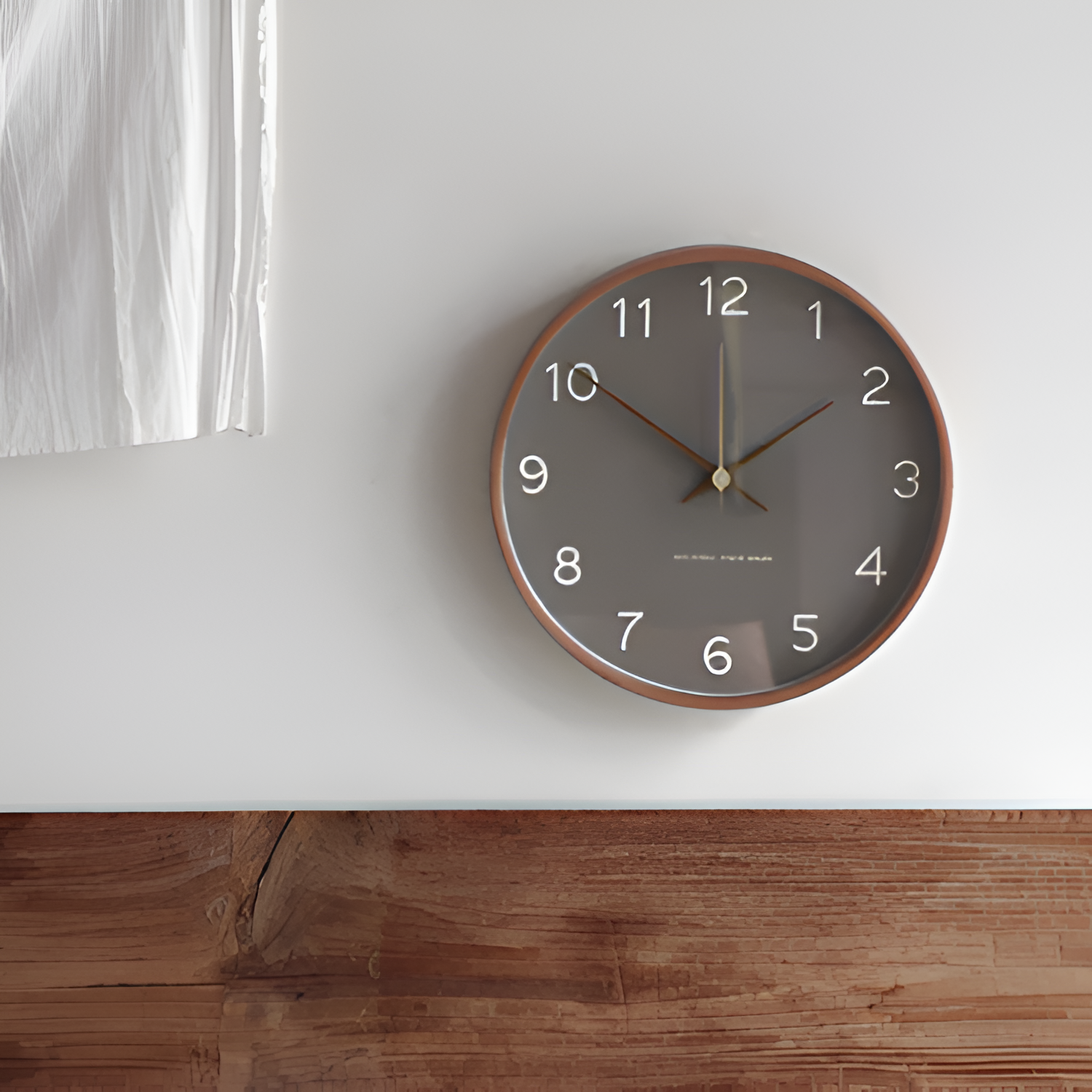 Reloj Pared Silencioso Minimalista - Analógico