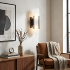 Aplique de Pared Alargado Minimalista - Alabastro