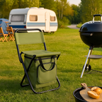Silla de Camping Plegable con Nevera - Respaldo