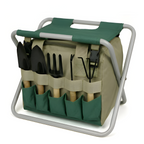 Taburete Plegable Portátil de Jardín - Bolsa Desmontable