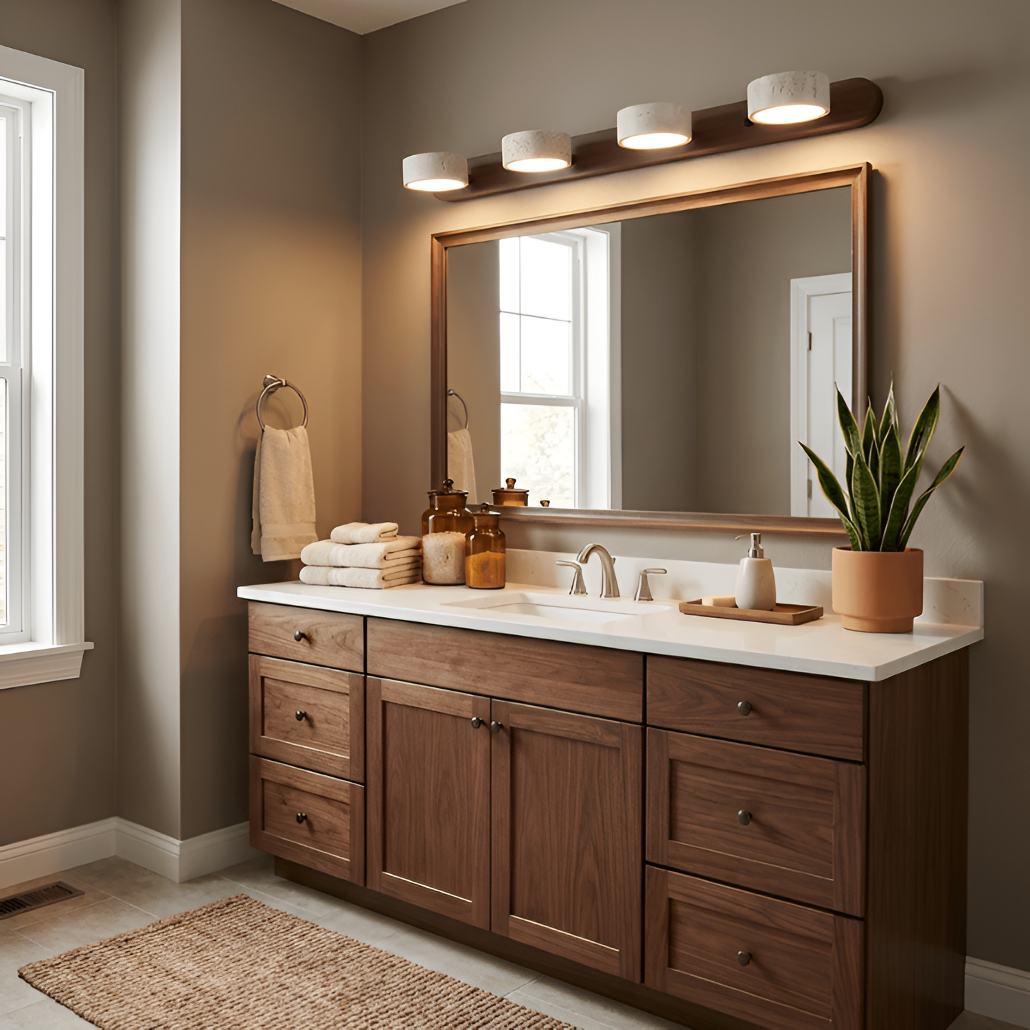 Lámpara de Pared Travertine Minimalista - Ajustable