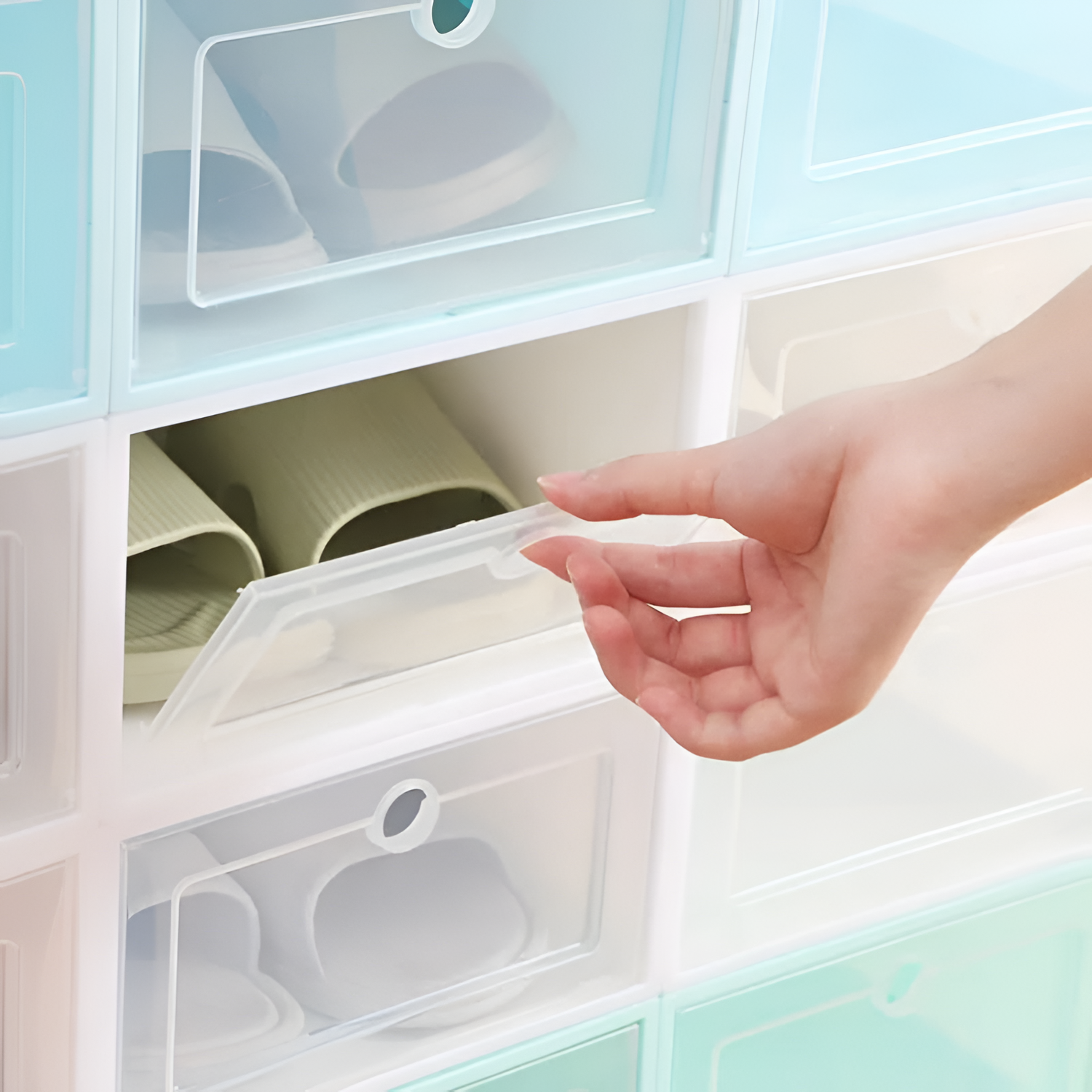 Caja Almacenamiento Apilable Minimalista - Modular