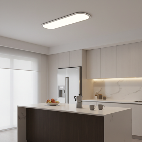 Lámpara de techo ovalada | Empotrada