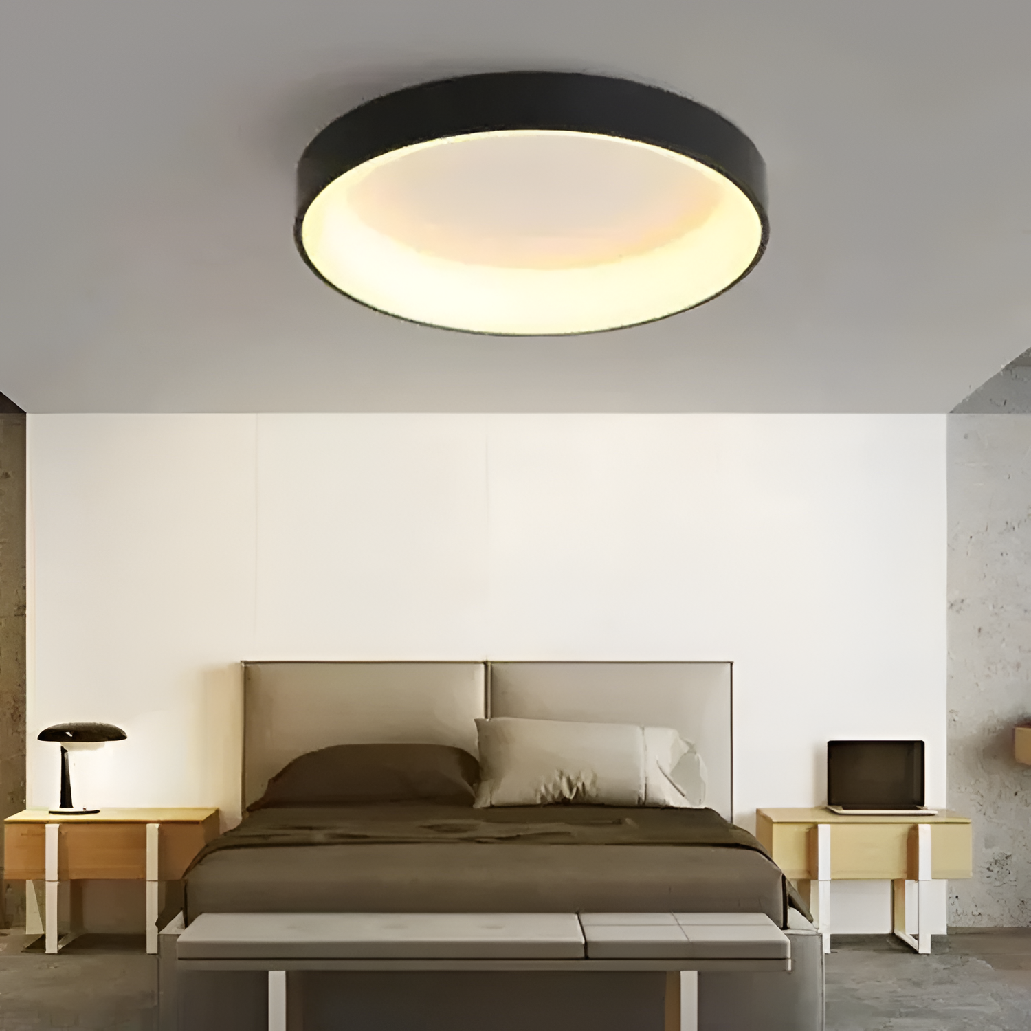 Lámpara LED Circular Nórdica - Techo Interior Minimalista