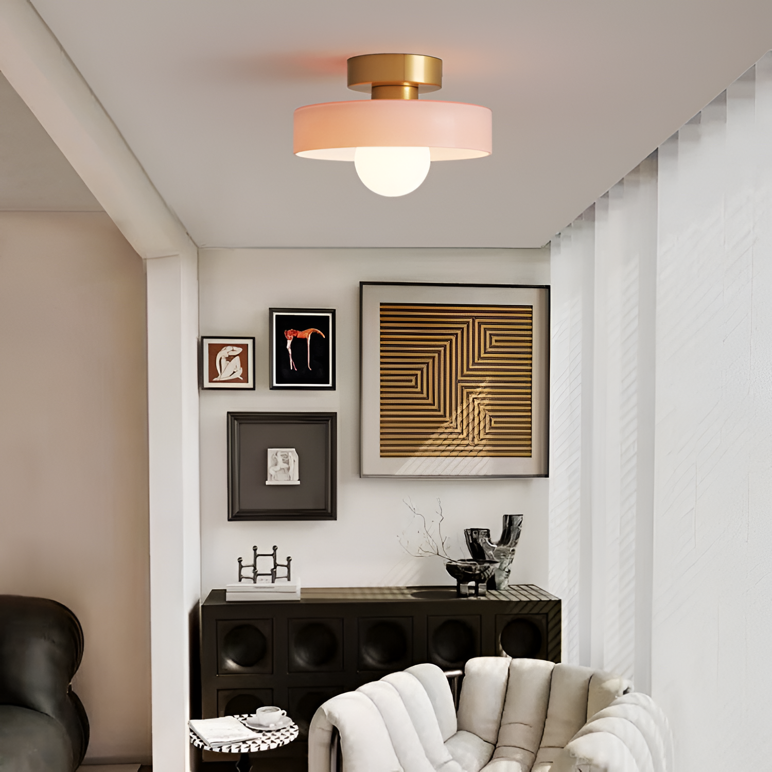 Lámpara de Techo Semi-Empotrada Moderna - Decoración del Hogar