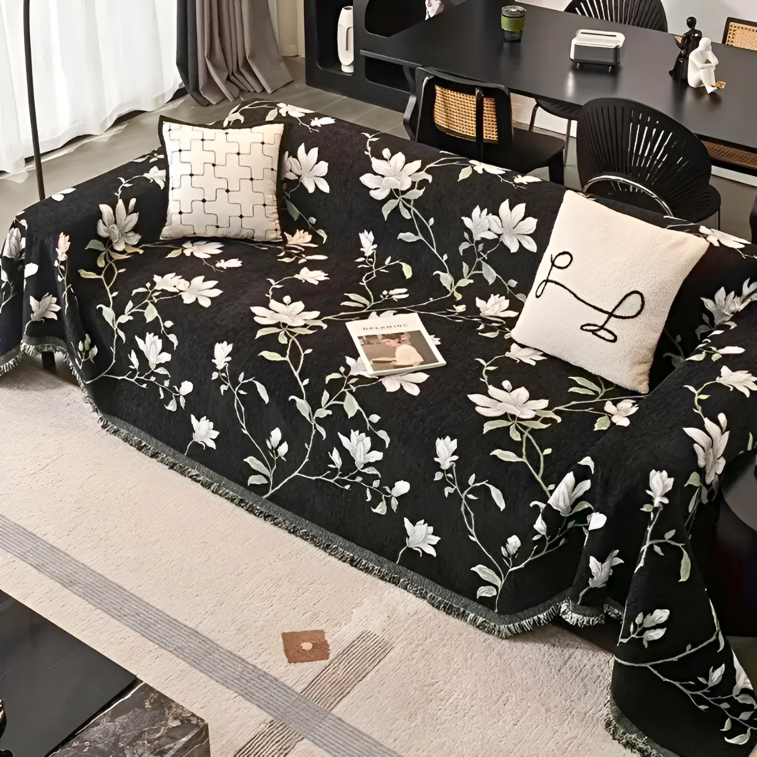 Funda De Sofá Floral Vintage - Decoración Salón