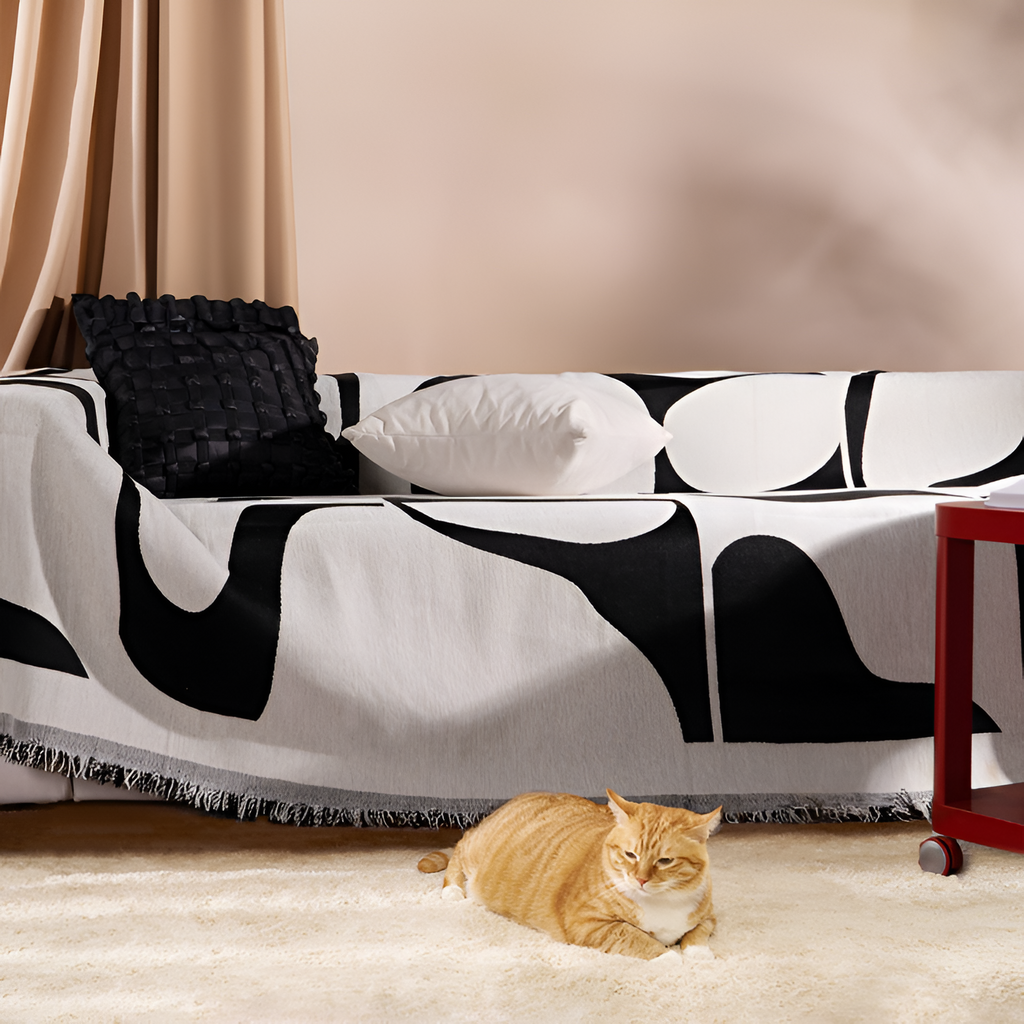 Manta Decorativa para Sofá con Estampado - Decoración Hogar