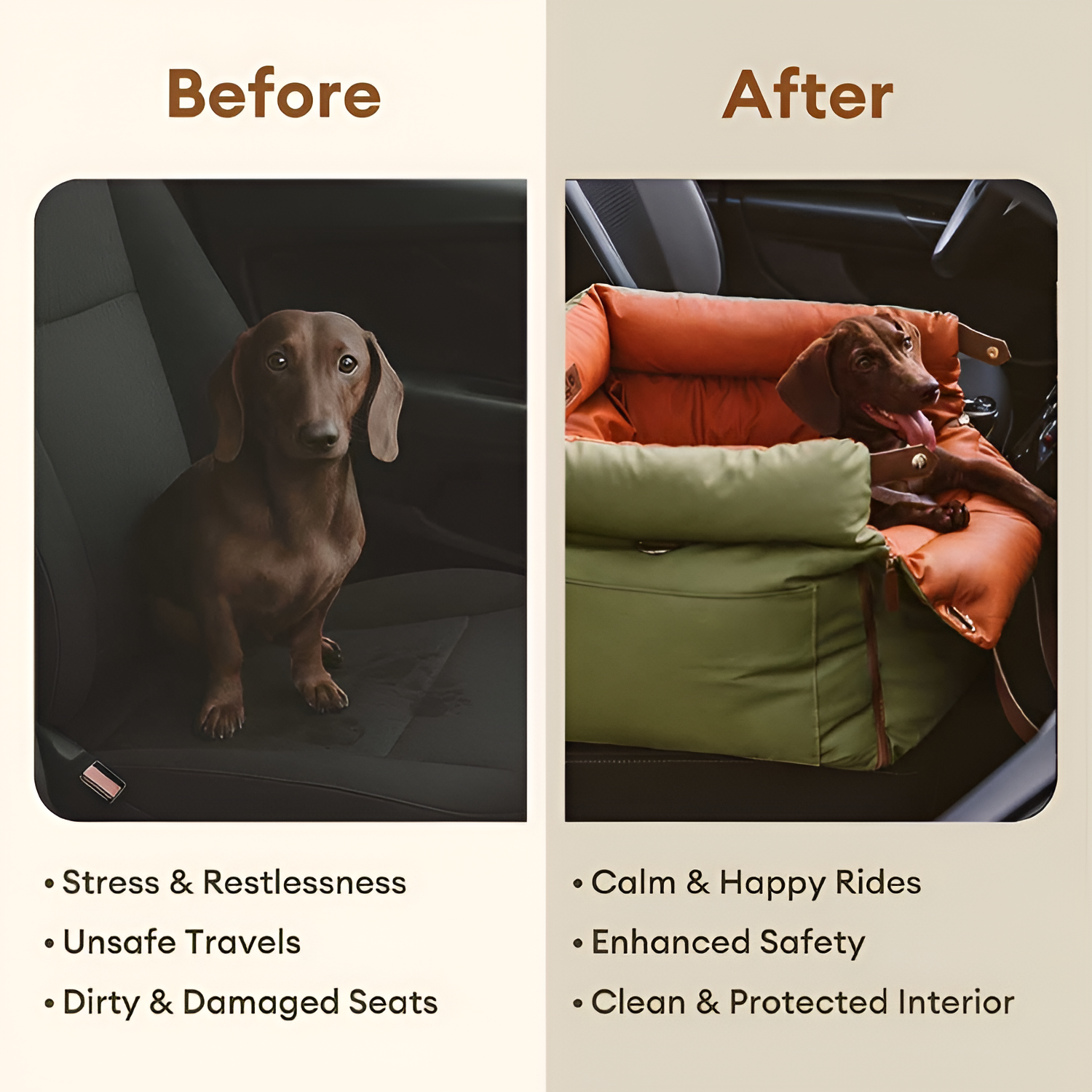 Asiento Elevador Deluxe para Perro - Ajustable