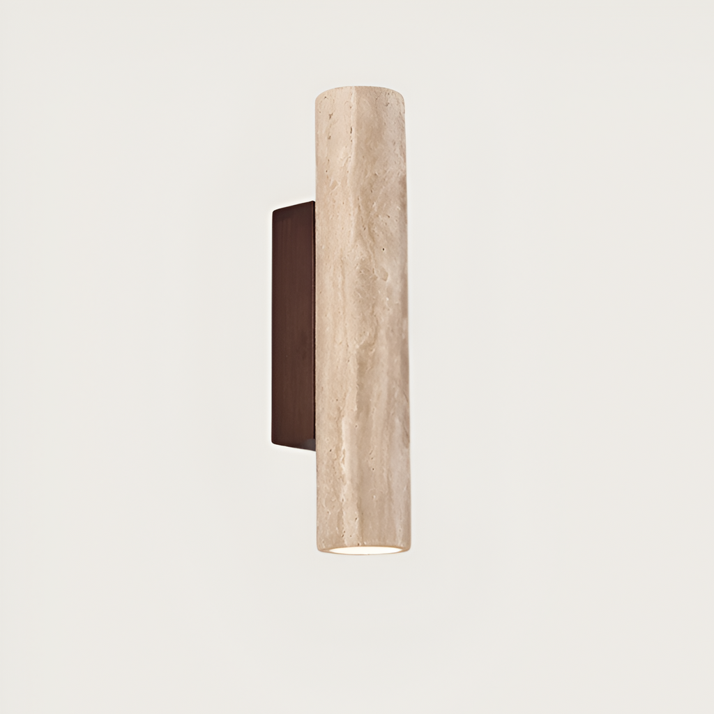 Aplique Travertino Minimalista - Luz Ambiental