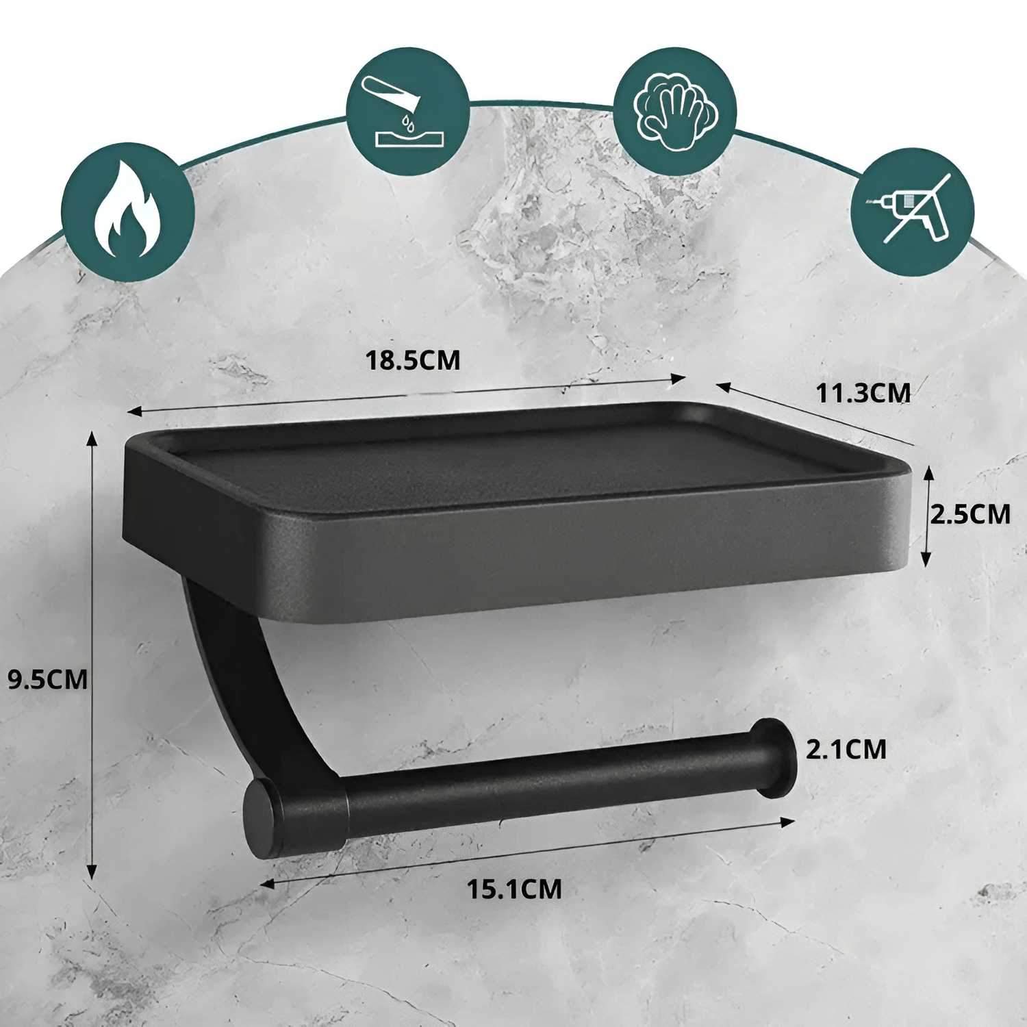 Estante de Pared Minimalista - Multi Funcional