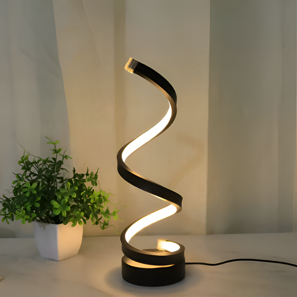 Lámpara Espiral Atenuable Minimalista - Cableada