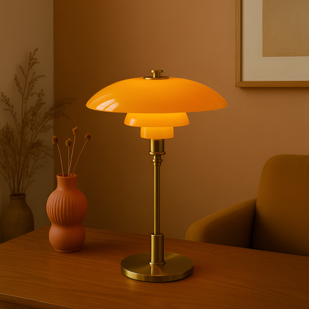 Lámpara de Mesa Modernista - Iluminación Ambiental para Salón
