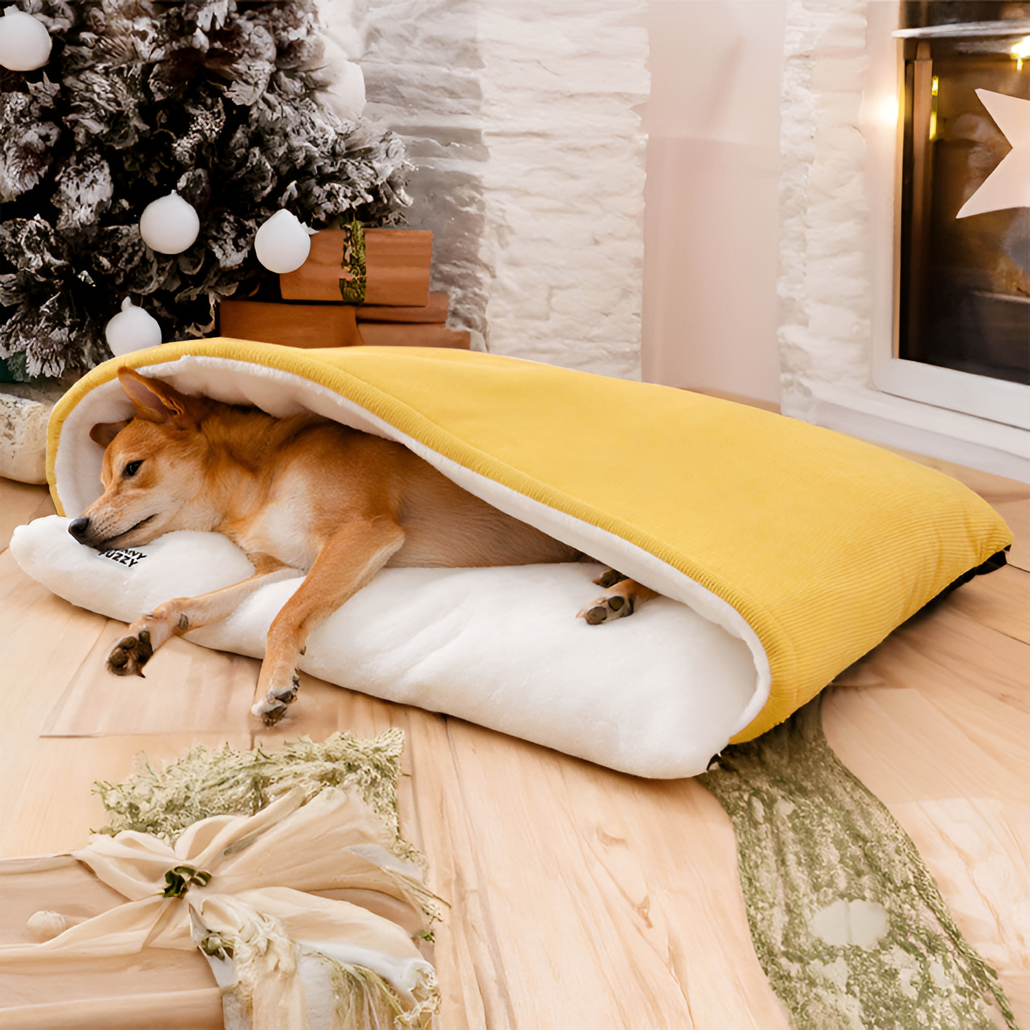 Cama de Mascotas con Capucha - Antideslizante