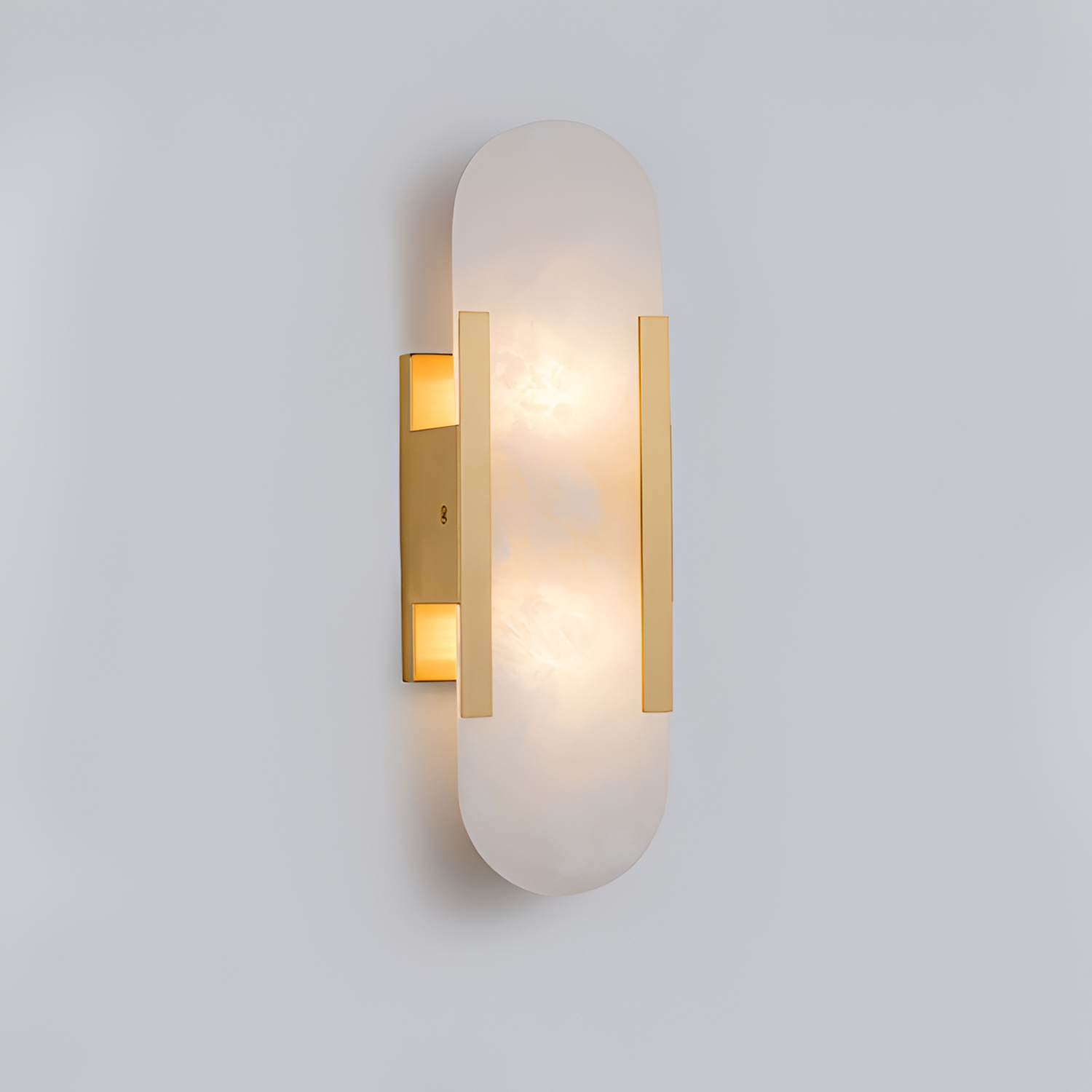 Aplique de Pared Alargado Minimalista - Alabastro