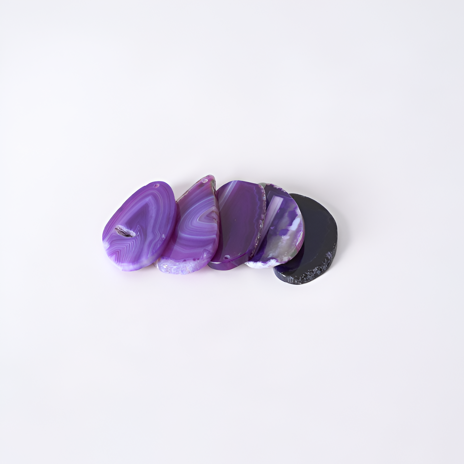 Colgante Piedra Natural Solitario - Ajustable