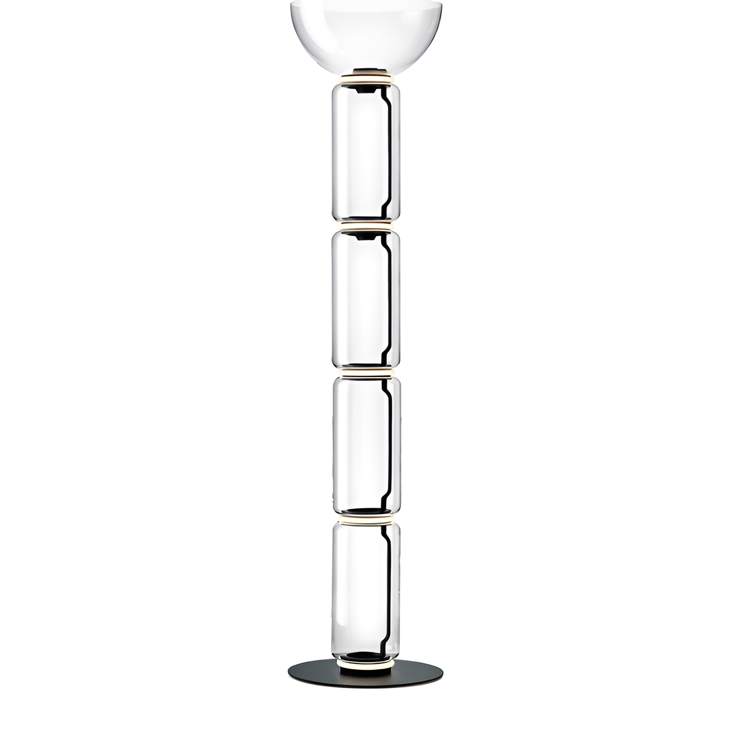 Lámpara De Pie Modular Minimalista - Cilíndrica