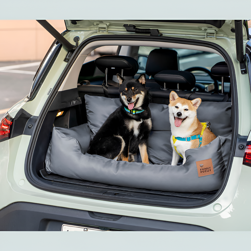 Cama de Coche para Perros de Cojín Sólido - Funcional