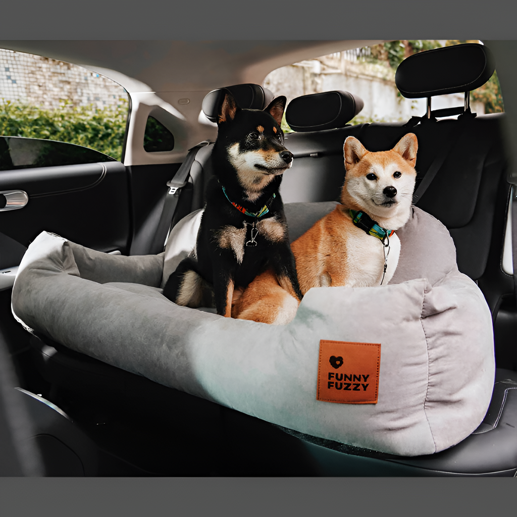 Cama de Coche para Perros de Cojín Sólido - Funcional