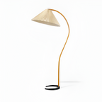 Lámpara de Pie de Arco Minimalista - Plisada