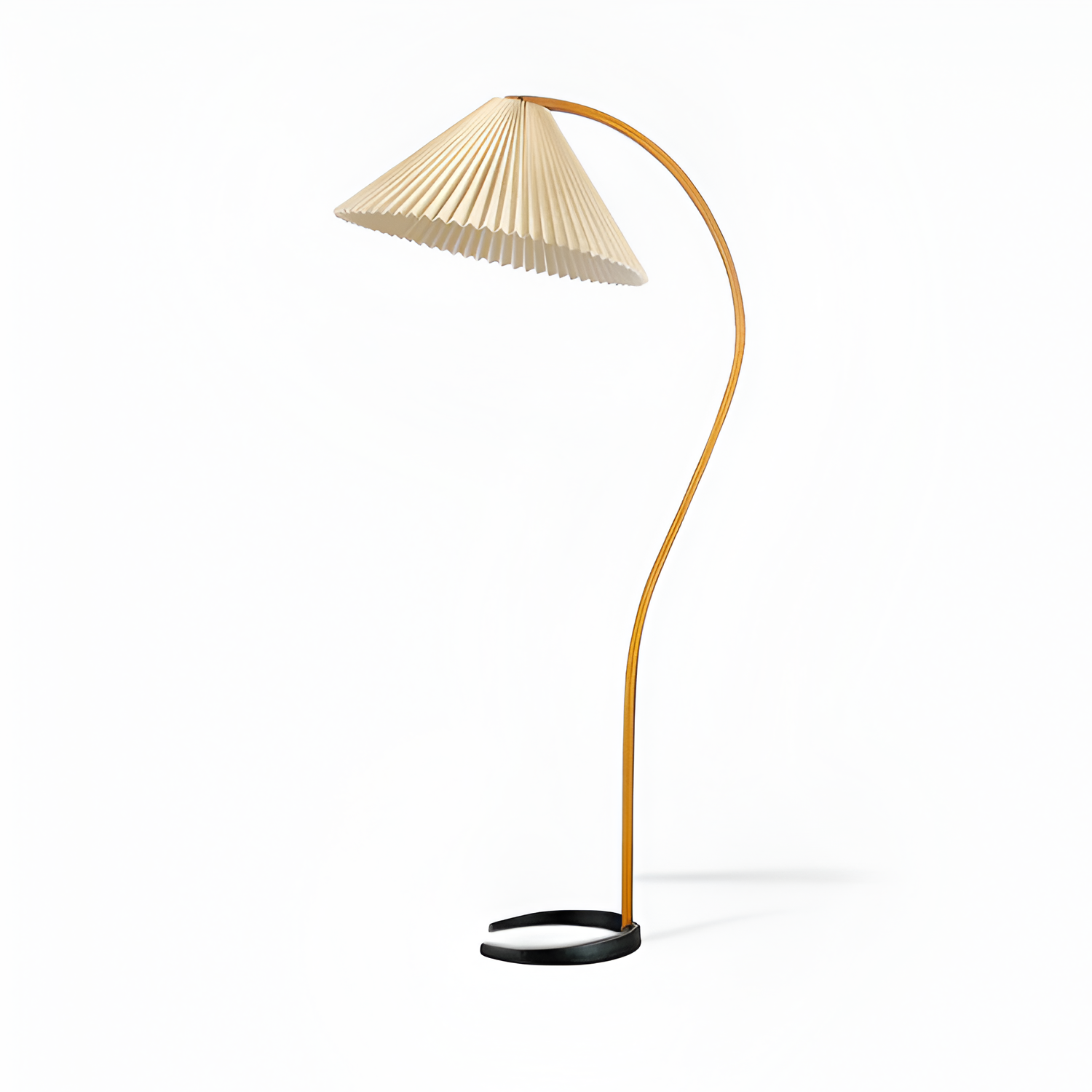 Lámpara de Pie de Arco Minimalista - Plisada