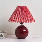Lámpara Mesa Cerámica Minimalista - Plisada