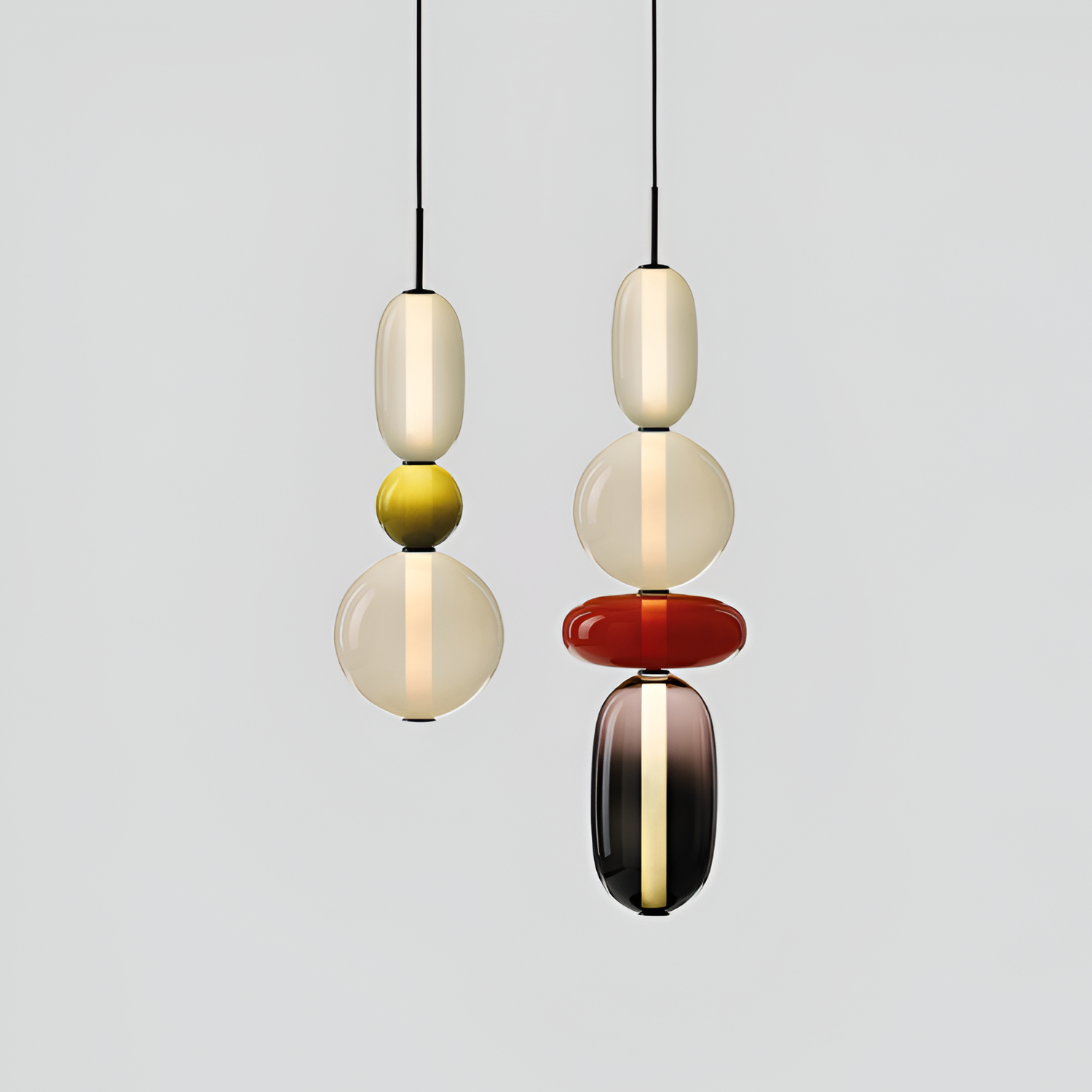 Lámpara Colgante Minimalista de Mediados de Siglo - Modular