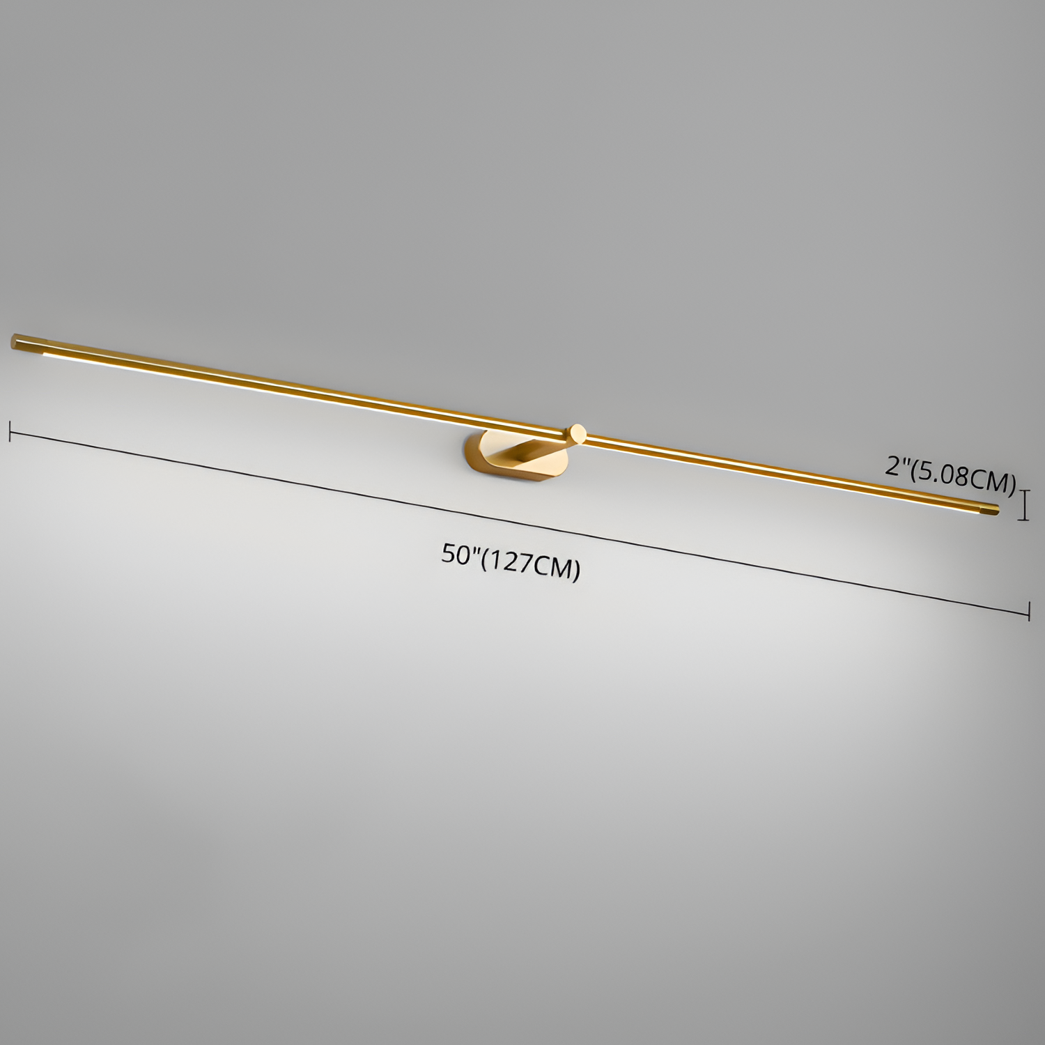 Lámpara Lineal de Pared - Giratoria