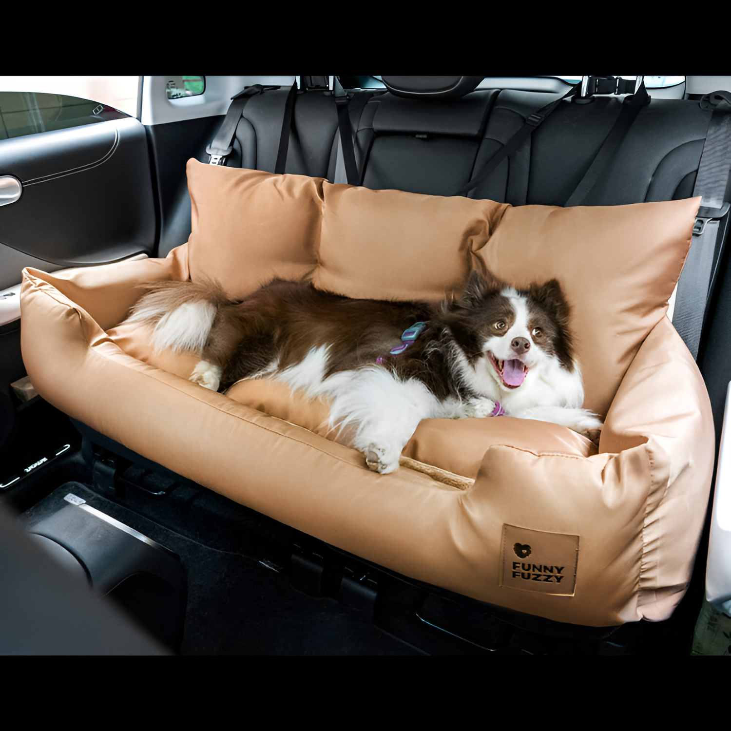 Cama de Coche para Perros de Cojín Sólido - Funcional