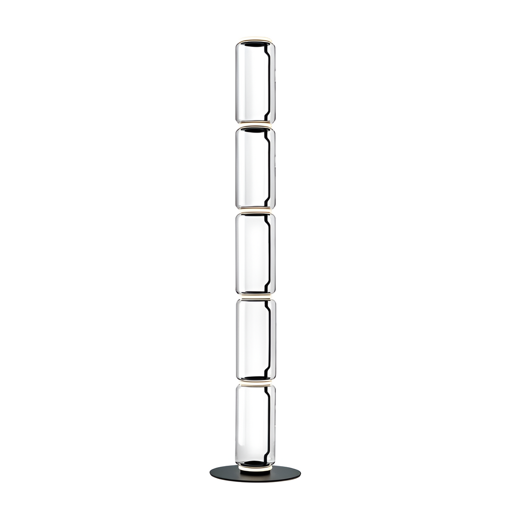Lámpara De Pie Modular Minimalista - Cilíndrica
