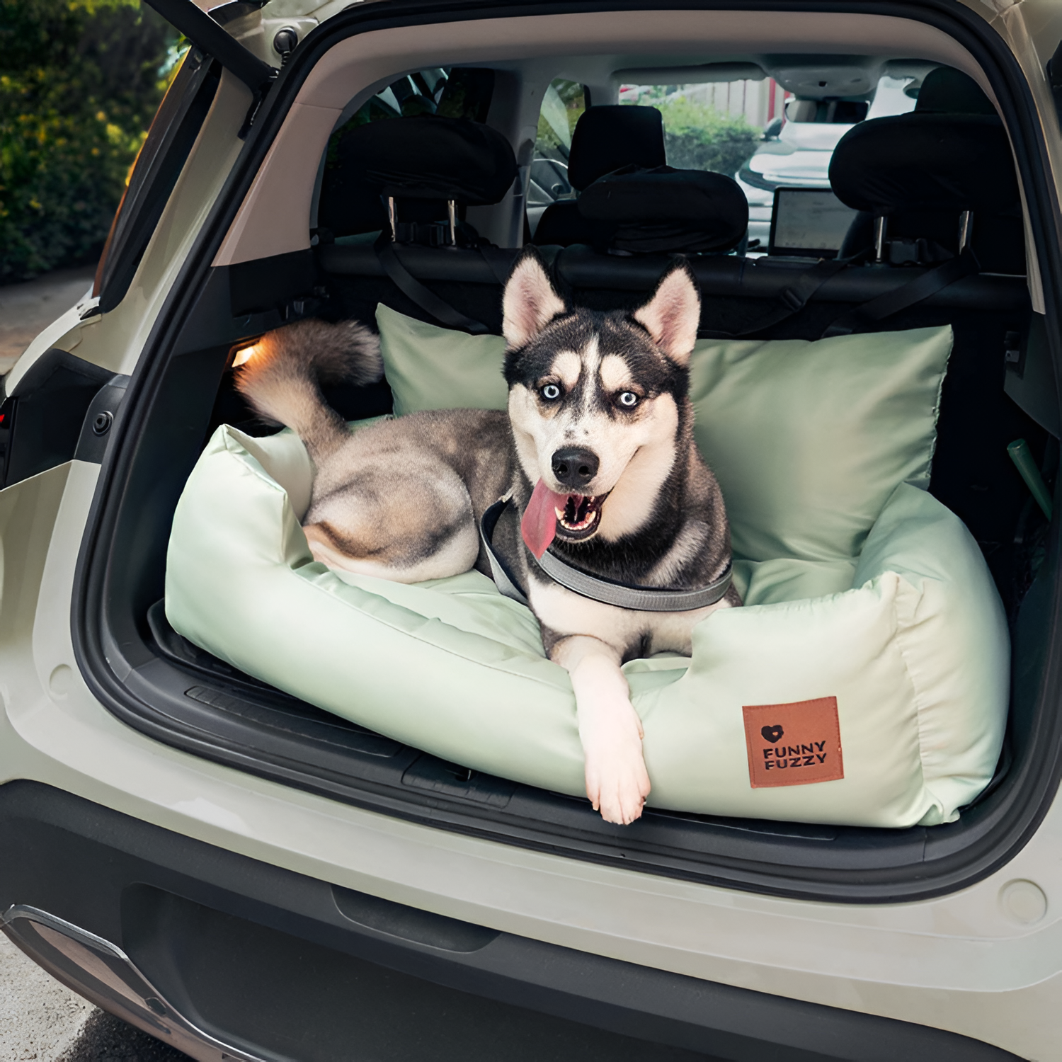 Cama de Coche para Perros de Cojín Sólido - Funcional