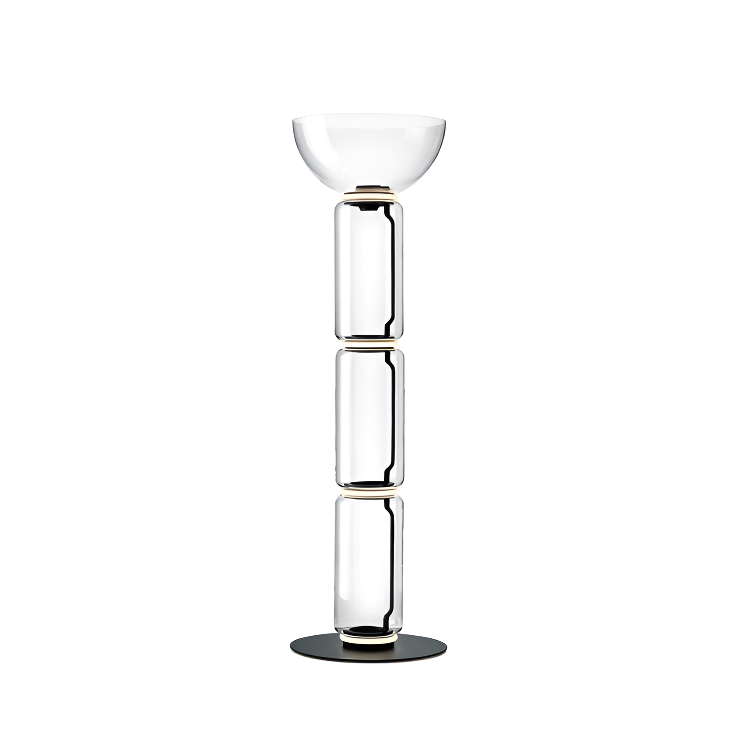 Lámpara De Pie Modular Minimalista - Cilíndrica