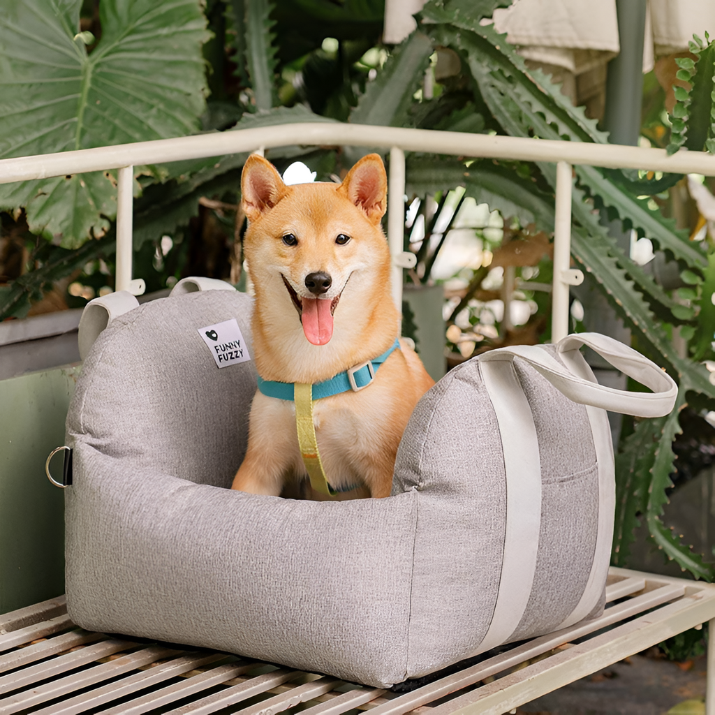 Cama Monocolor Viaje Para Mascotas - Convertible