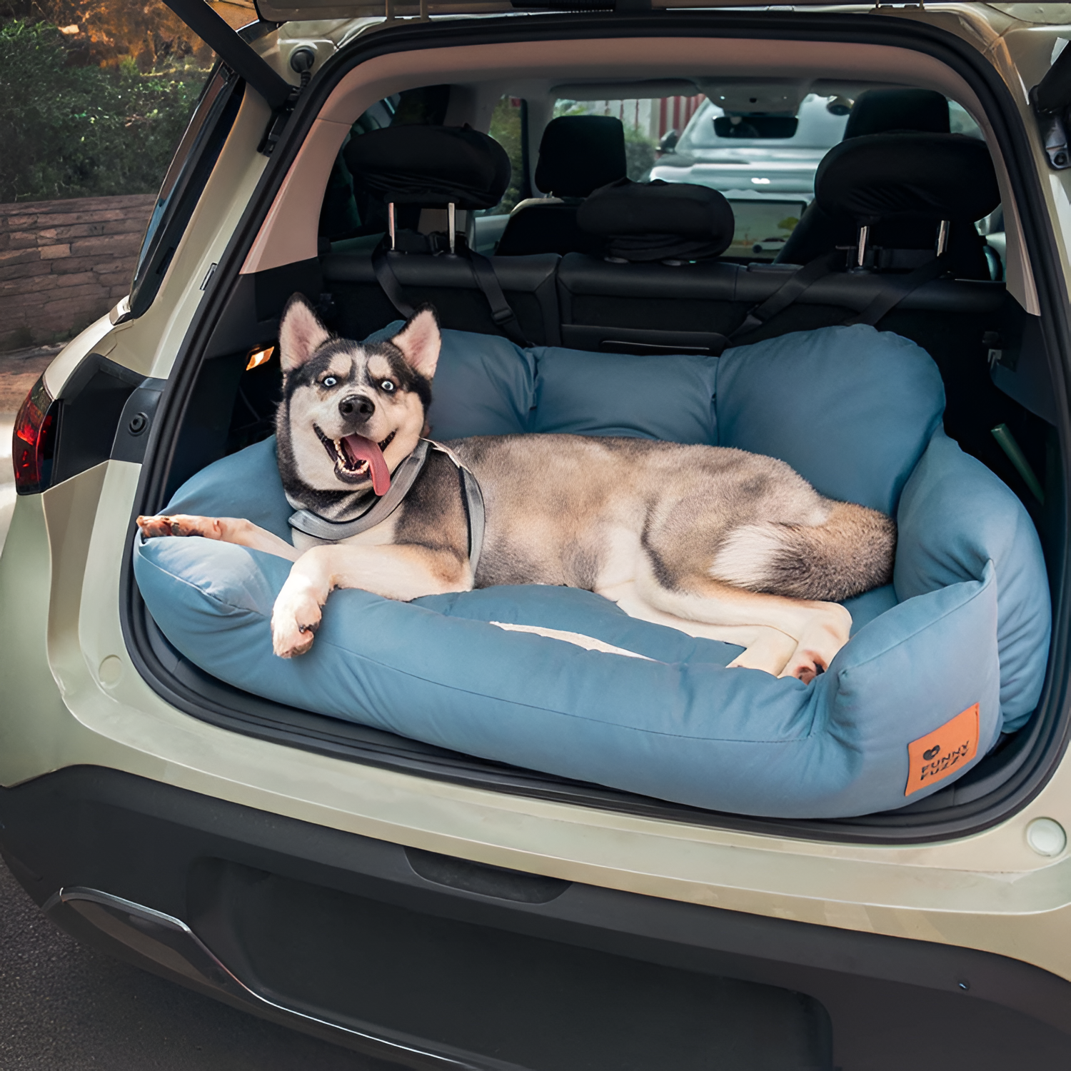 Cama de Coche para Perros de Cojín Sólido - Funcional
