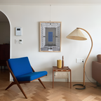 Lámpara de Pie de Arco Minimalista - Plisada