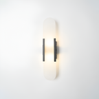 Aplique de Pared Alargado Minimalista - Alabastro