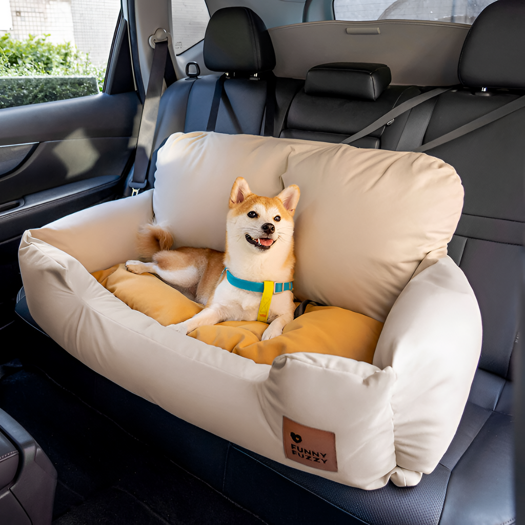 Cama de Coche para Perros de Cojín Sólido - Funcional