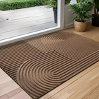 Alfombra de Entrada con Textura Geométrica - Diseño Moderno
